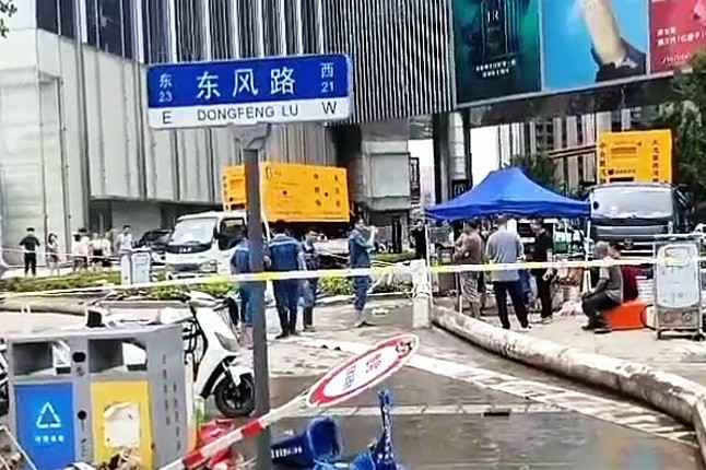 米兰·网站在线官网-米兰(中国)排涝突击队在排涝现场